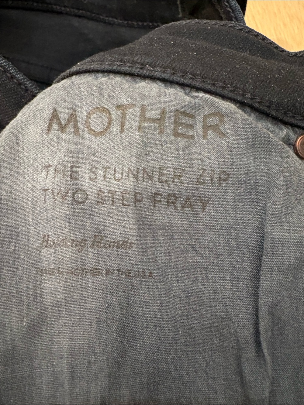 MOTHER High-Rise The Stunner Zip Two Step Fray Jeans - Picture 7 of 8